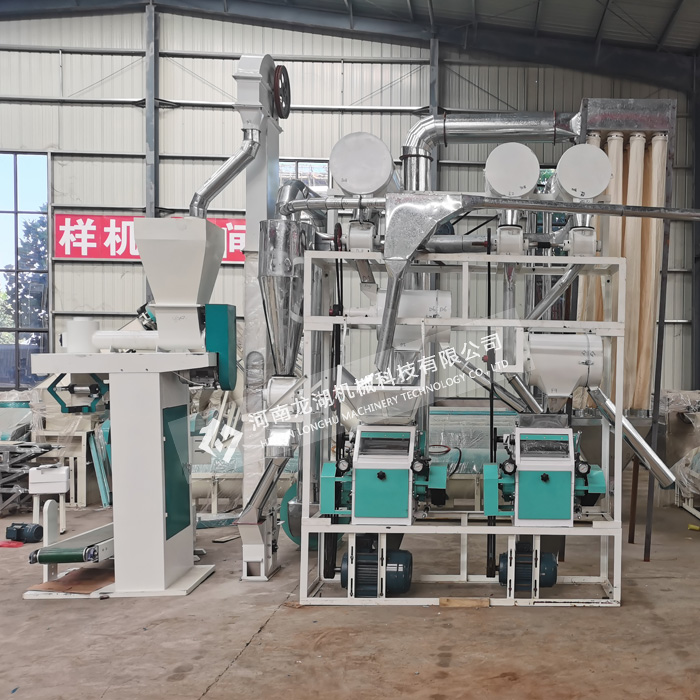 兩組面粉機設備